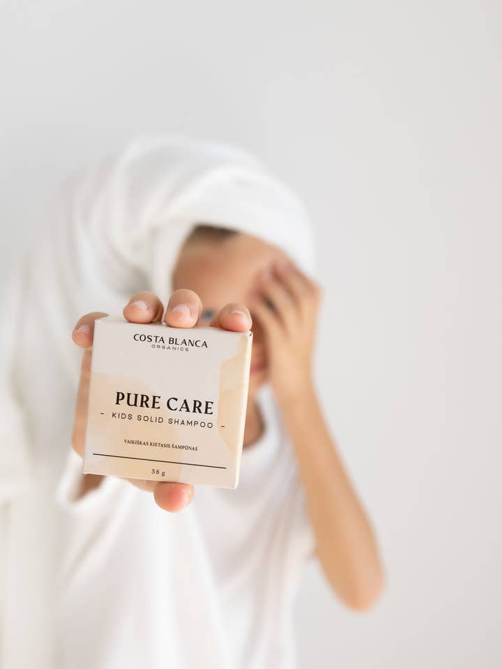 Solid Shampoo PURE CARE for wholesale by Costa Blanca Organics