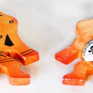 Marble Kokopelli 2" Magnet for wholesale by SS handcrafted Art