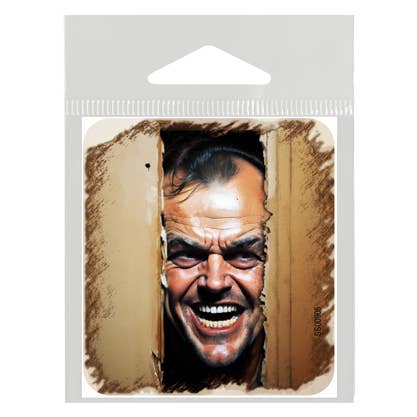 SJT Enterprises, Inc. - Wholesale Sticker - The Shining - Jack, evil smile through broken door sticker