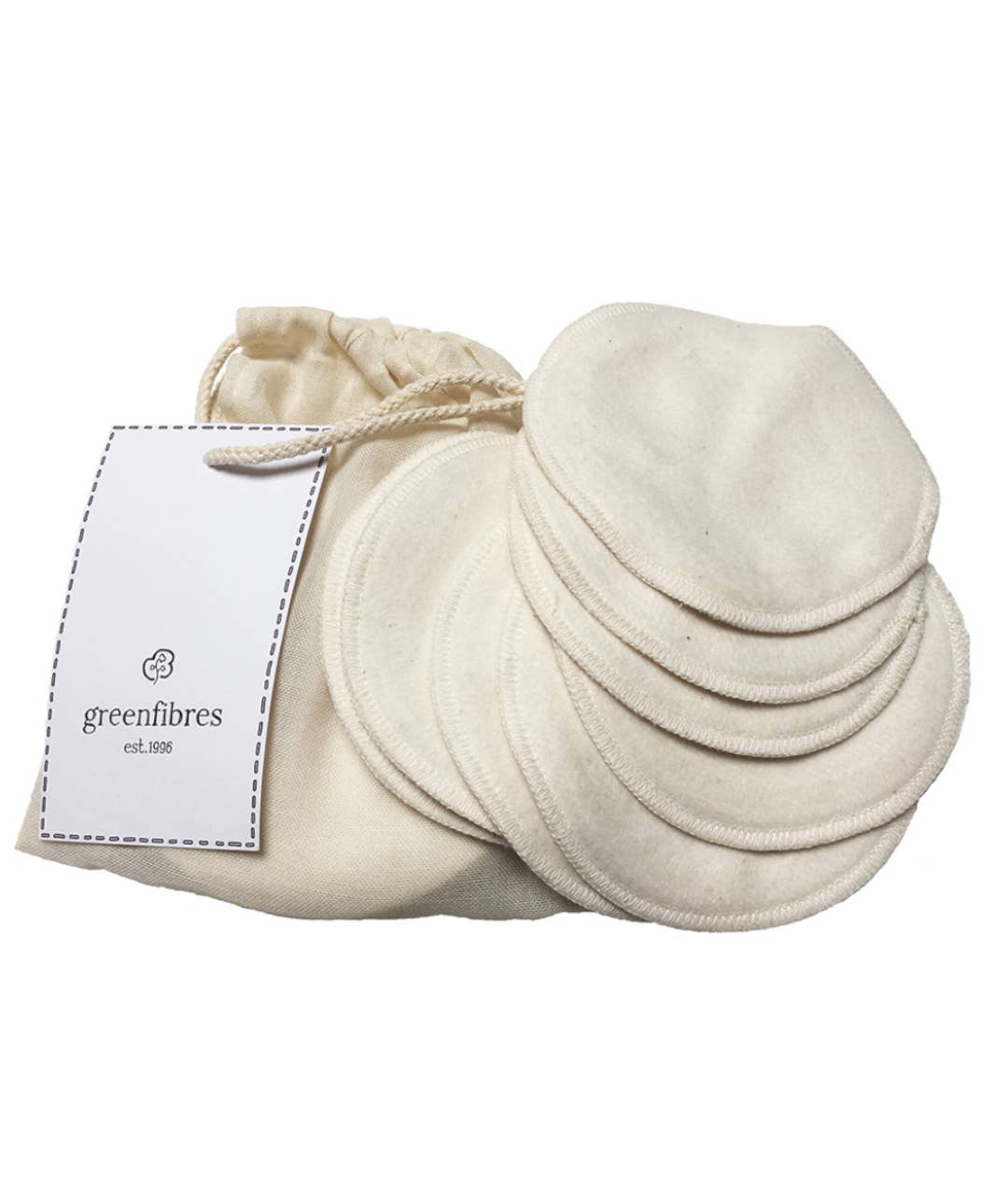 Greenfibres - Wholesale Make-upremover - Herbruikbare make-uppads van biologisch katoen - verpakking van 81