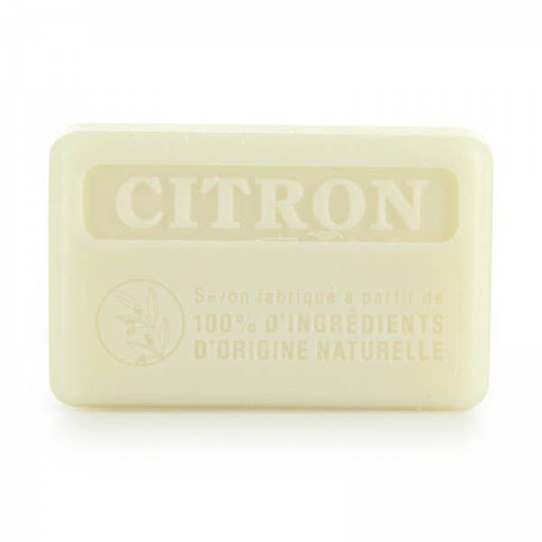 5x Savonnette Marsigliese Limone 100% naturale 125 g per la vendita all'ingrosso da parte di Savons.nl - Savon de marseille distributeur