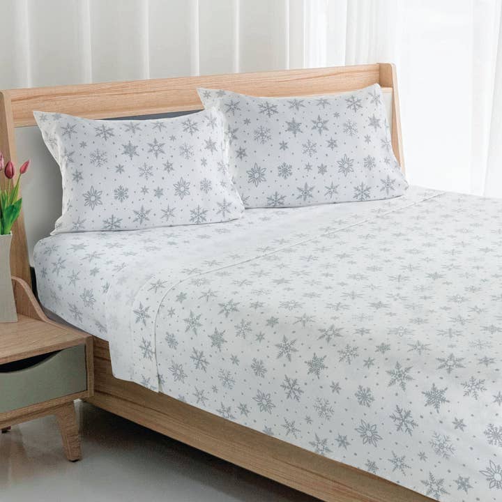 Parure de lit complète en flanelle Winter Wonderland pour la vente par Avanti Linens