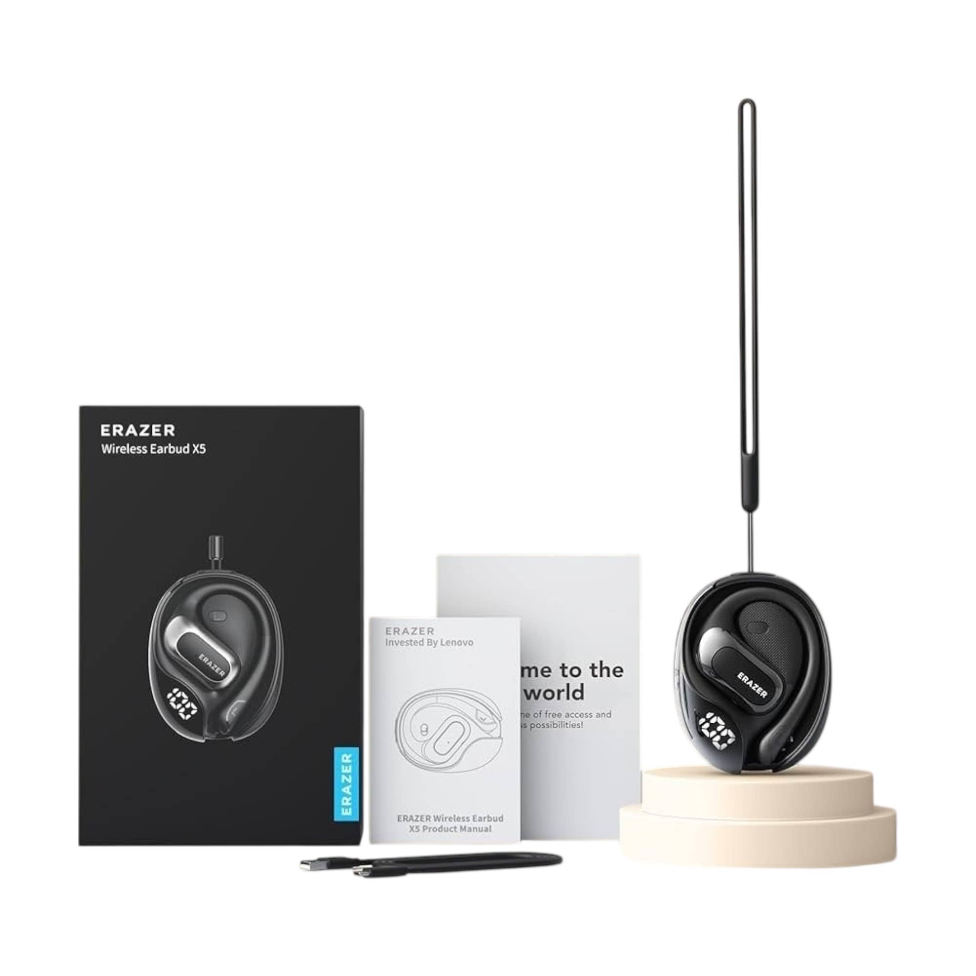 Mighty Wireless - Wholesale Headphones - Erazer Wireless Earbuds Open Ear Headset X53