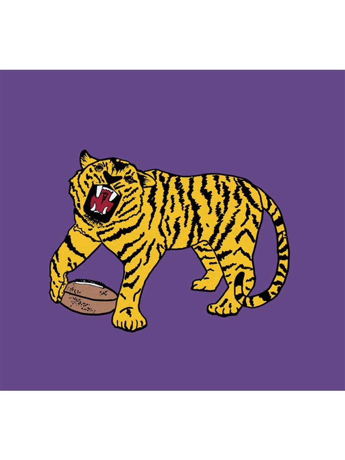 Purple Tiger Roar Short Sleeve Classic Tee for wholesale on Faire3