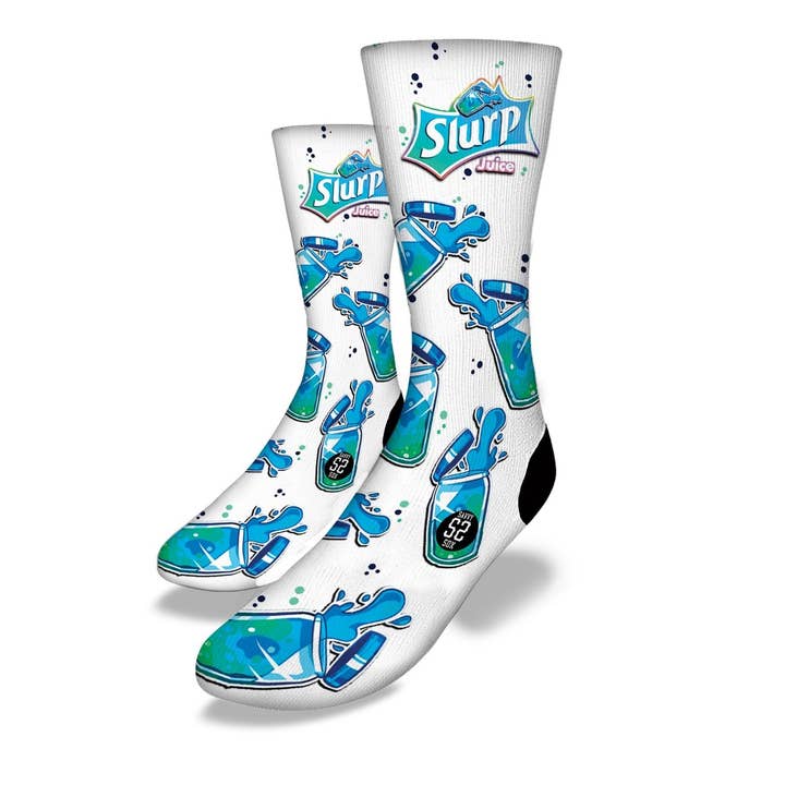 Chaussettes Slurp Juice pour la vente par Savvy Sox