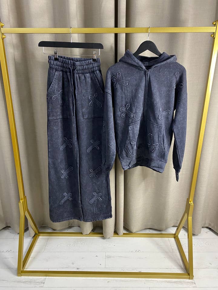 Nina Cross Patch Co Ord Tracksuit for wholesale by My Winners Direct