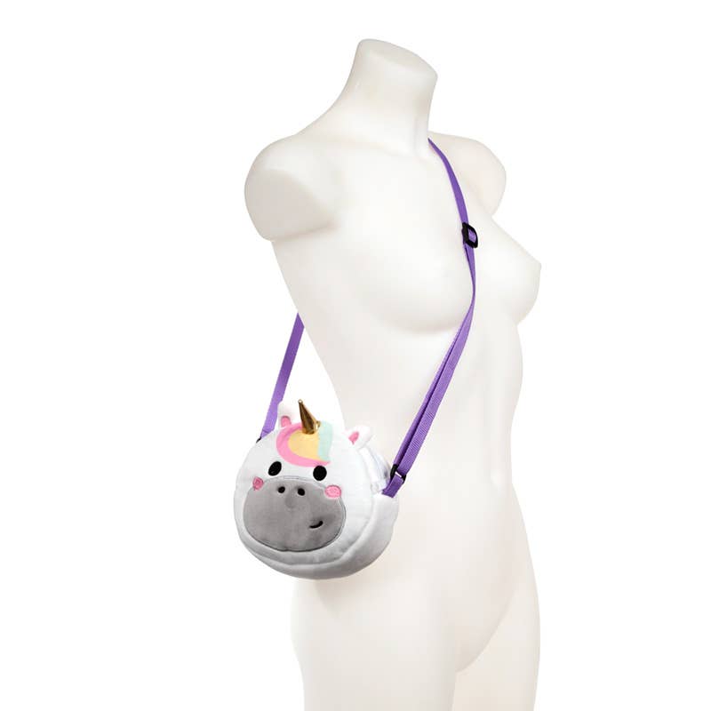 Puckator Ltd – wholesale Crossbody bag – kids – Astra the Unicorn Adoracorns Crossbody Plush Shoulder Bag3