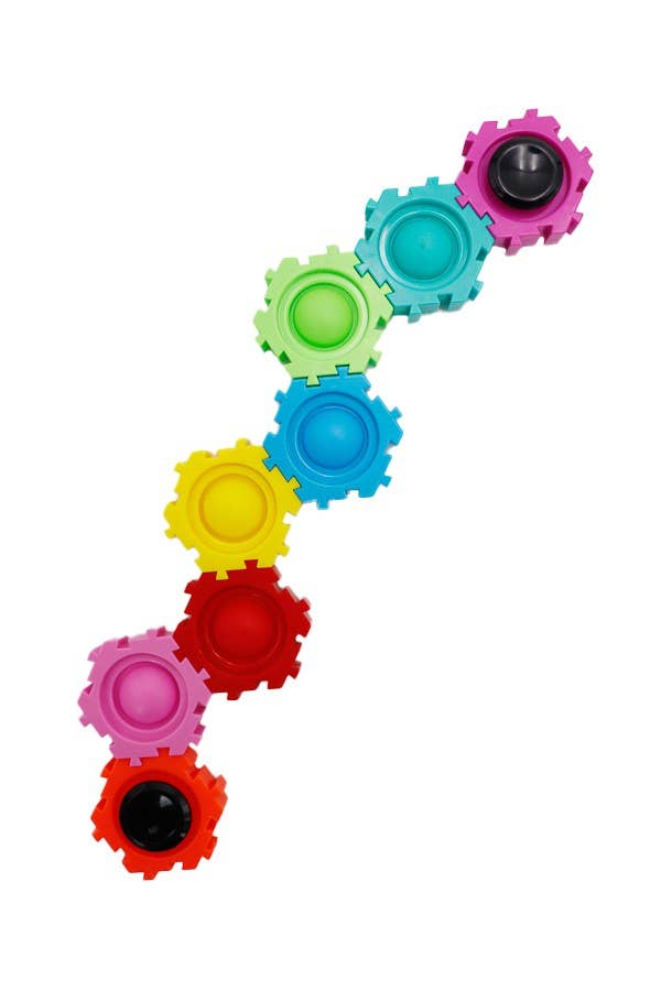 Cap Zone – wholesale Fidget Toy - Barn – Pussel Gemensam bubbla Pop Gyro Fidget 8 PC Spinner5