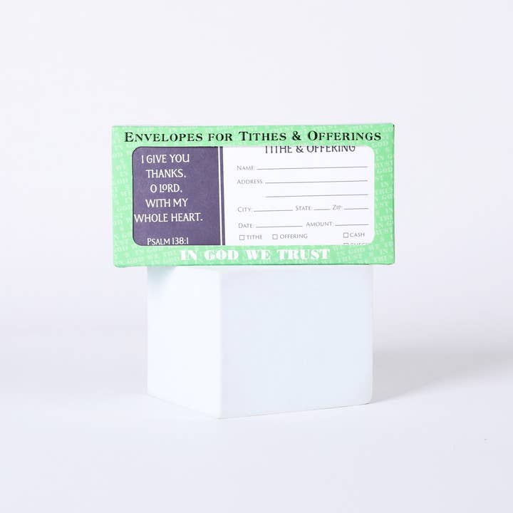 Envelope for Tithe and Offering - Give Thanks - 100 Ct. for wholesale by Swanson Christian Products
