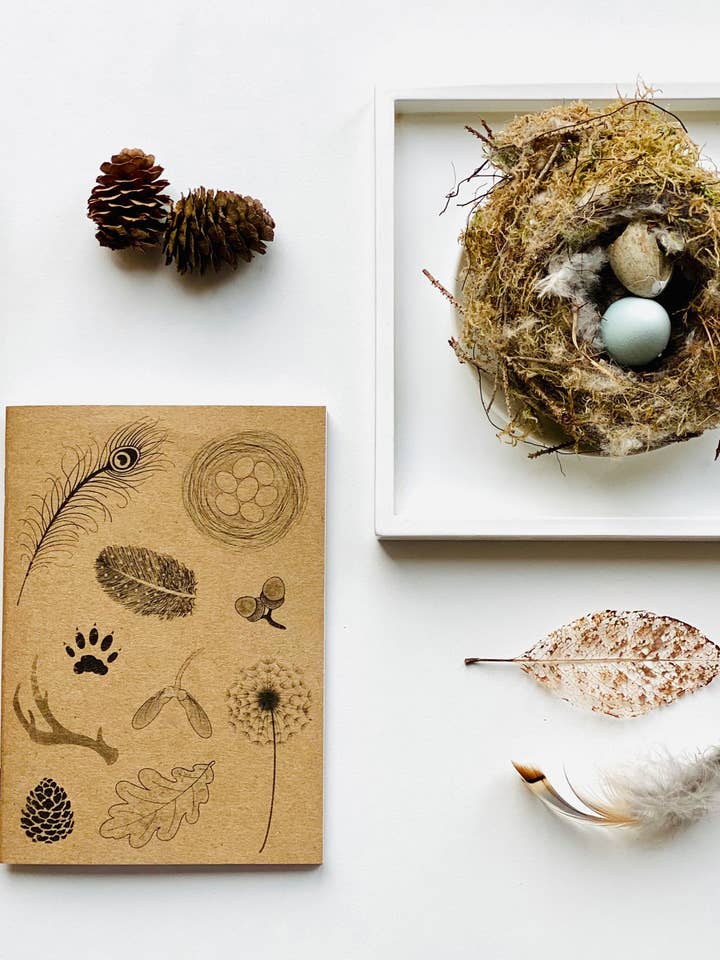 A6 Pocket Notebook - Nature's Treasures for wholesale by Latitude 50 Living