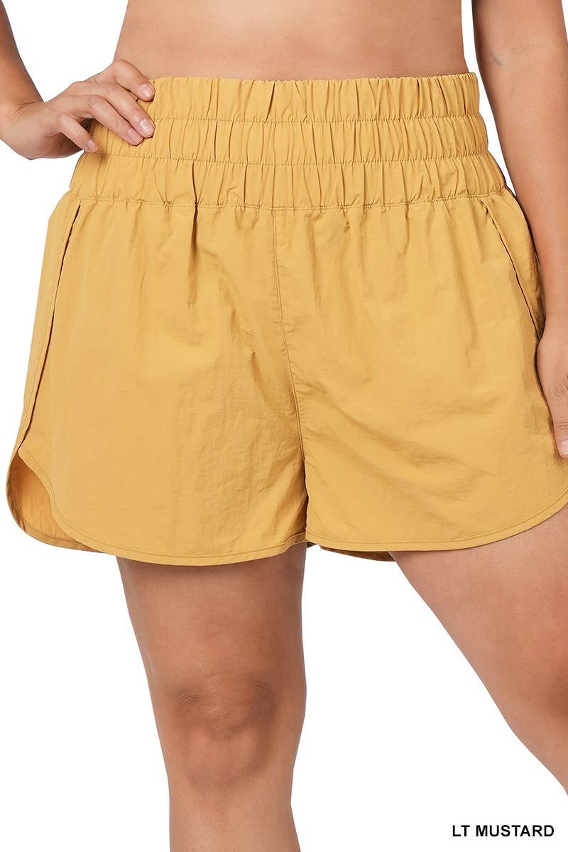 42POPS - Wholesale Athletic Shorts - Women's - `. Windbreaker shorts w/ lining & mesh pocket24