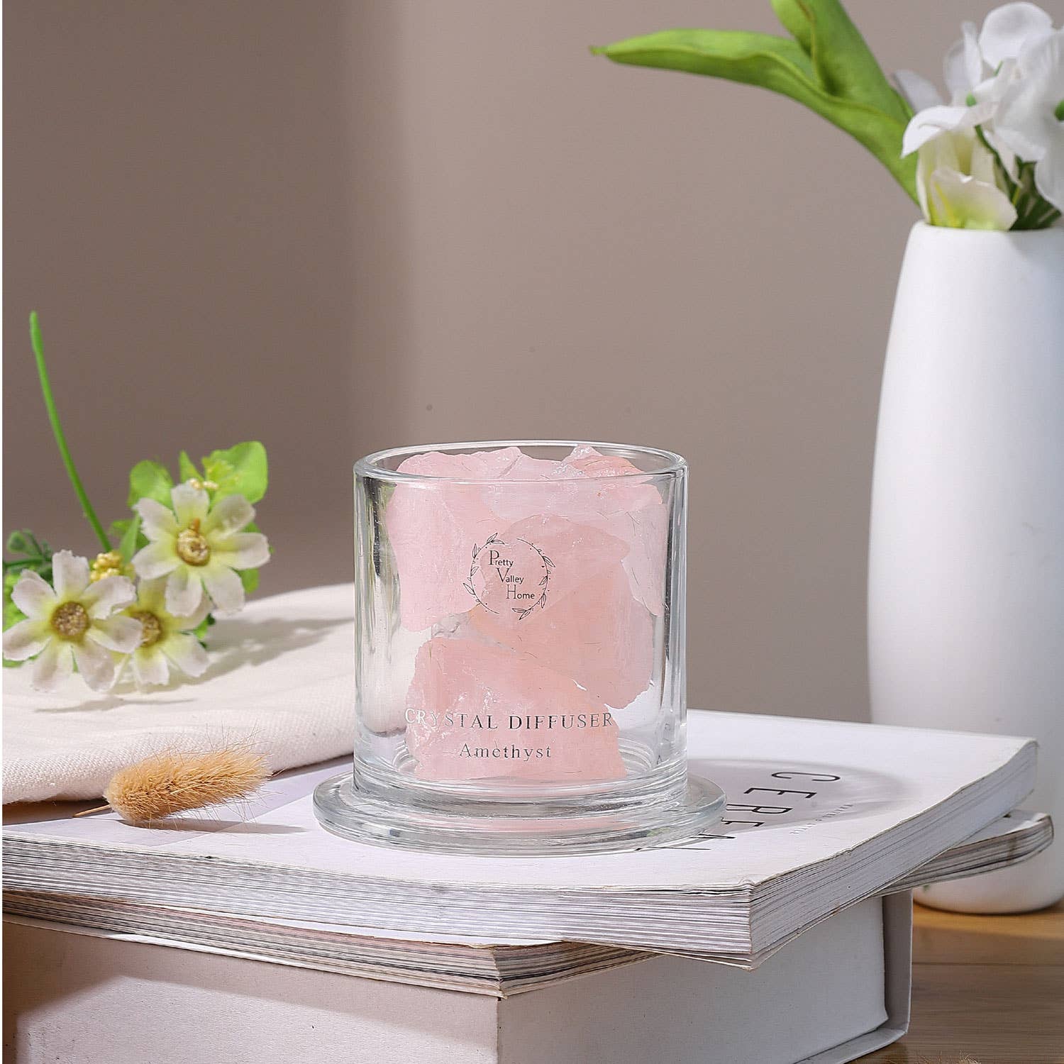 Pretty Valley Home – wholesale Aromaterapilotion/-olja – Kristallaromaterapi - rosenkvarts1