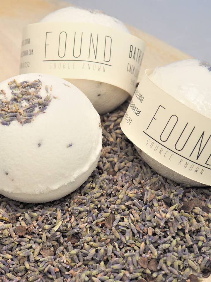 Bath Bomb - Relax | Lavender - 3oz for wholesale by Found Source Known