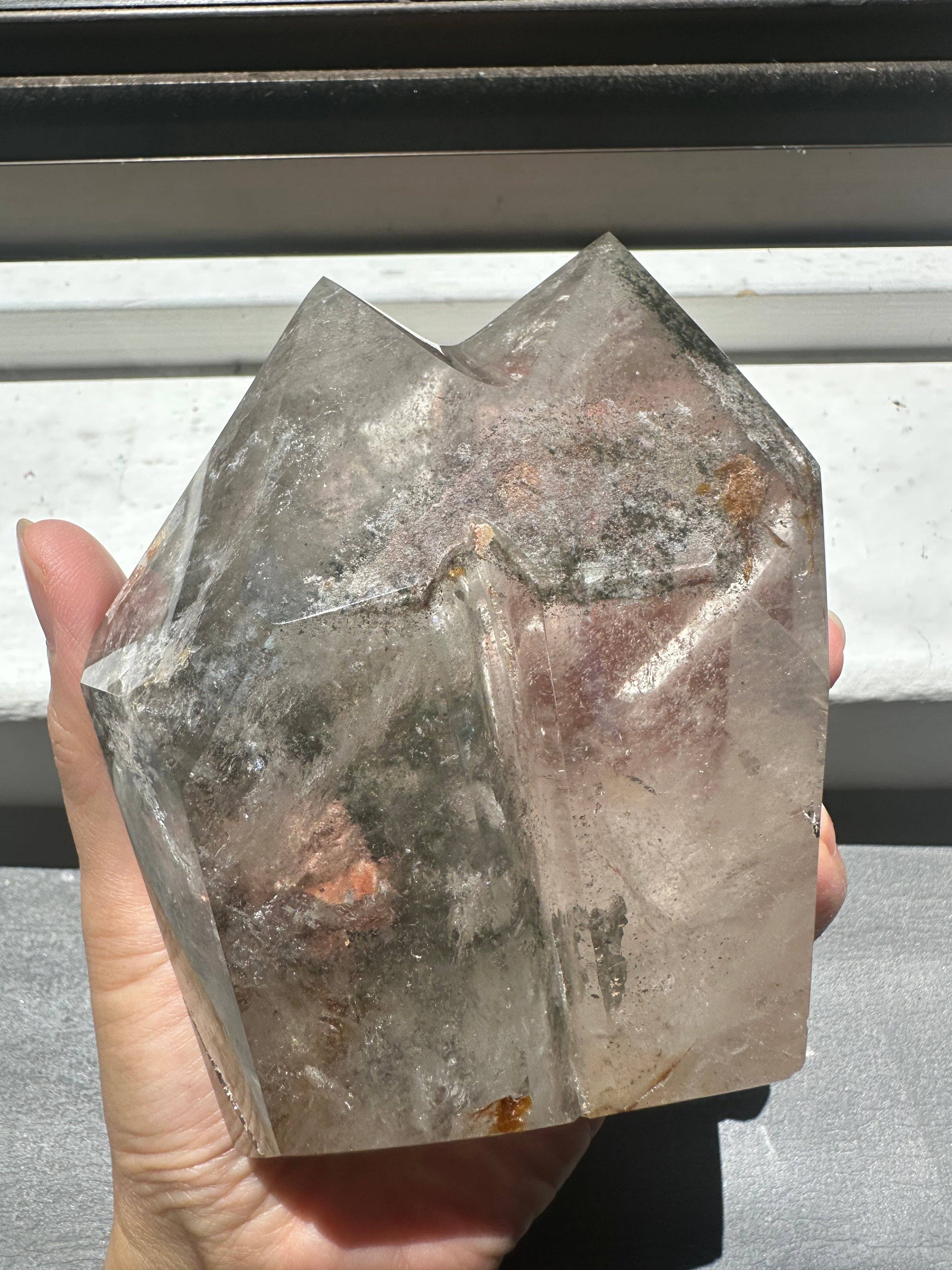 Moon Rituals - Wholesale Spiritual stone/crystal - Large Garden Quartz Twin Tower – Rare Healing Crystal for Spiritual Growth, Christmas Crystal Gift #50