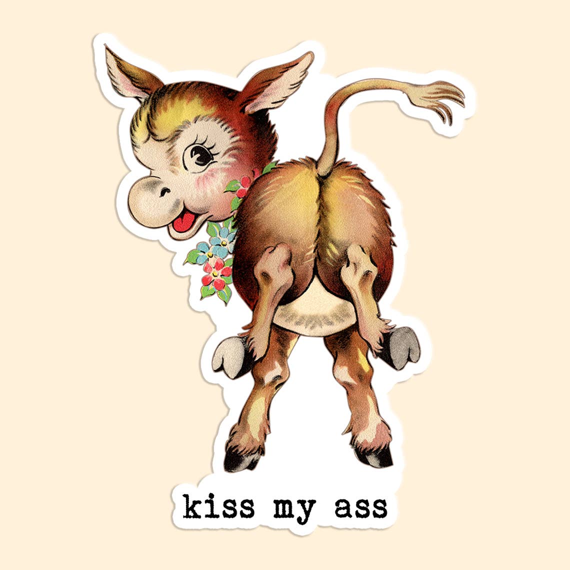 Mugsby - Wholesale Sticker - Kiss My Ass Sticker Decal0