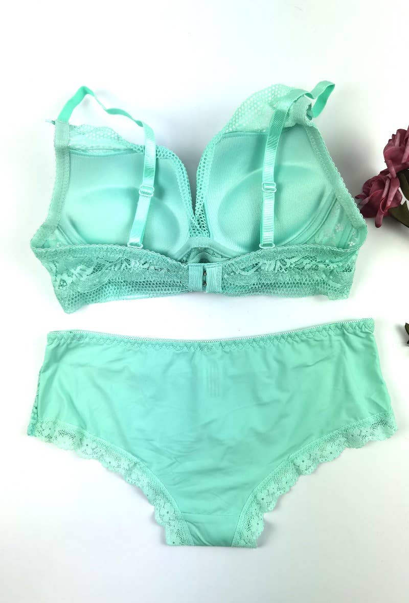 Belle Com'Elle - Wholesale Lingerie Set - Women's - Cup C Bra and Panty Set/AZ160153