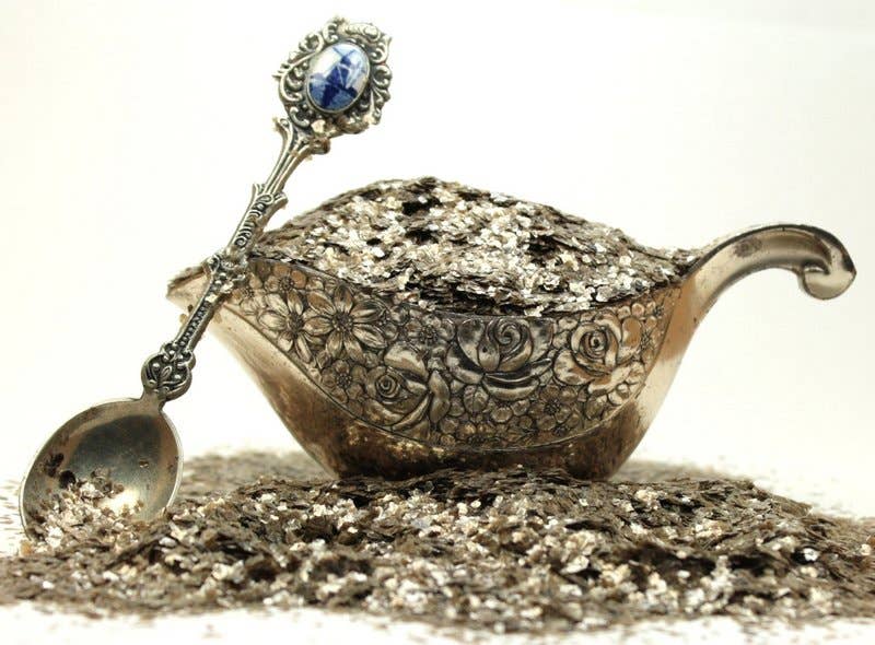 Meyer Imports – Großhandel Bastelzubehör – Antike Bronzeflocken - Natürlicher Glimmer4