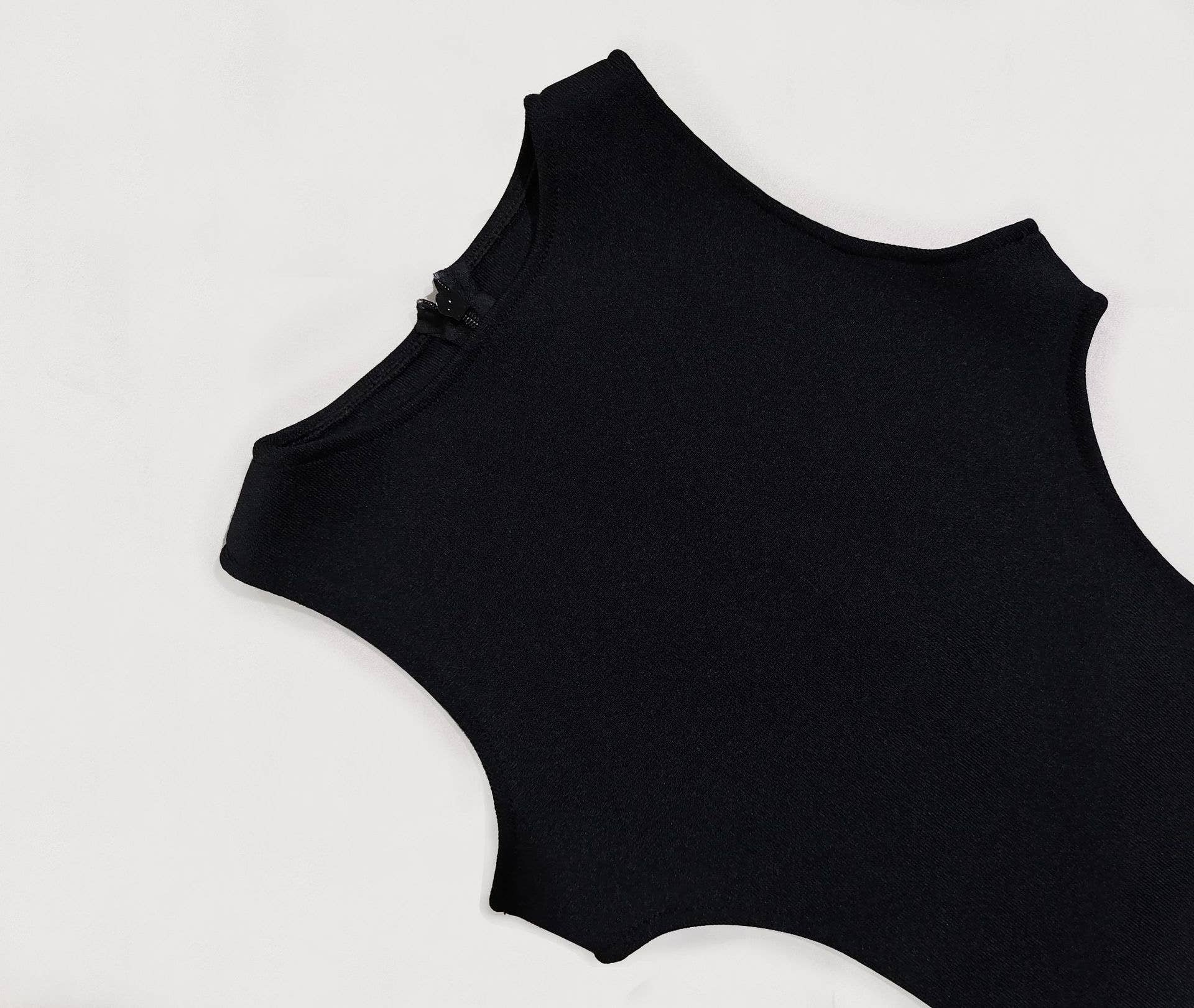 Sanyao Fashion – Großhandel Kleid – Damen – SY065 Sultry Schlitzstrickkleid mit Schleifenakzent - Frühling/Sommer14