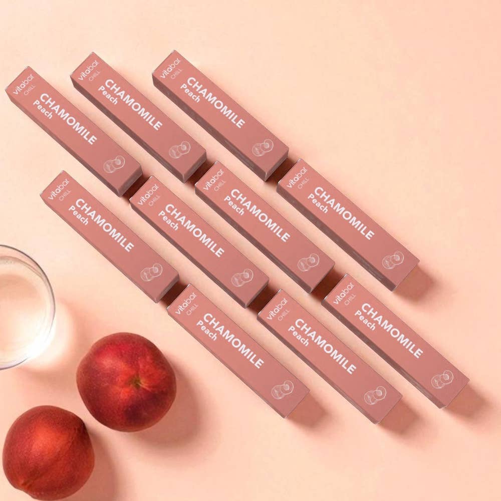 VitaBar - Wholesale Oral Supplement/Vitamin - CHILL - Chamomile - Peach Flavor - 10 PACK3