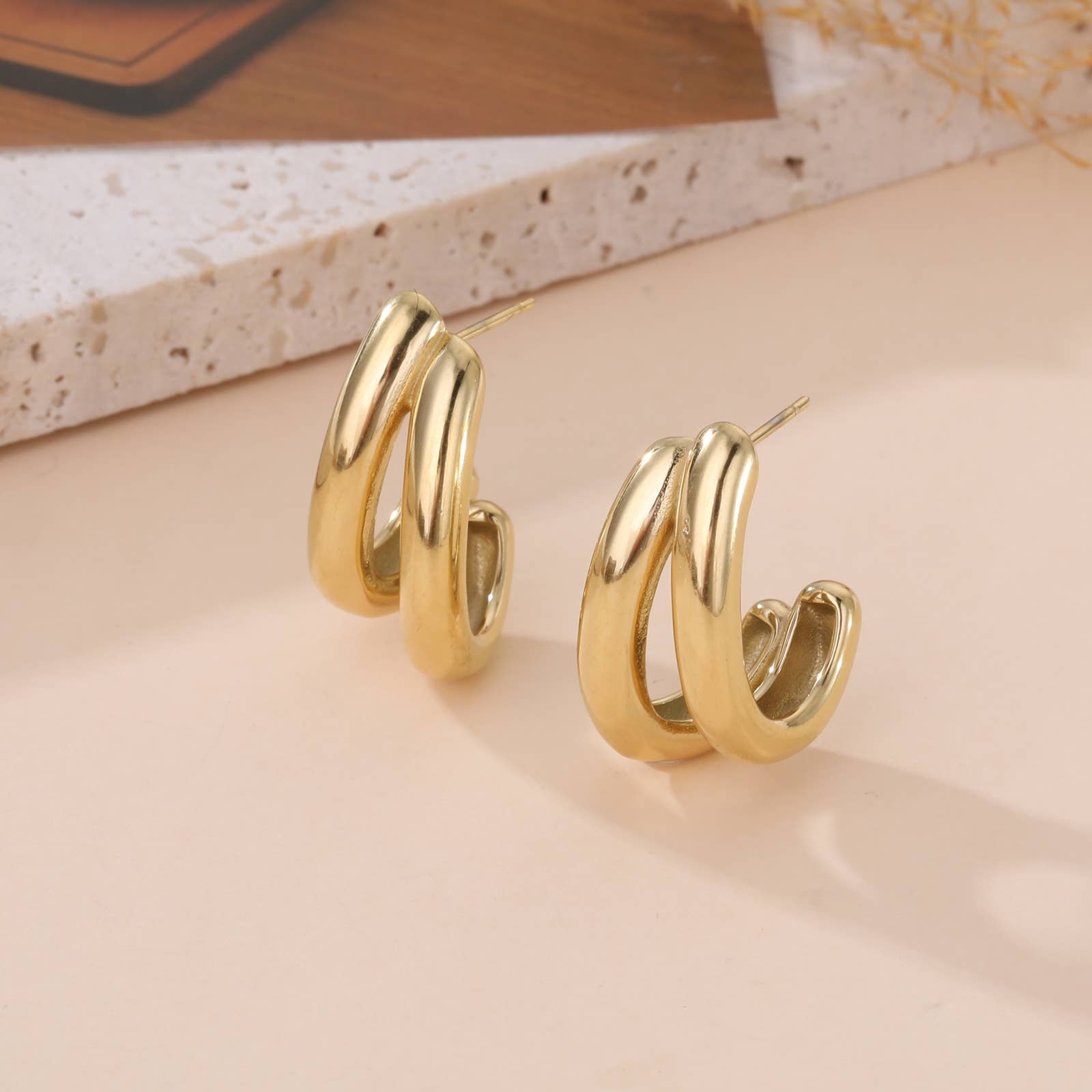 oro Orecchini a cerchio - Rebecca in vendita all'ingrosso su Faire1