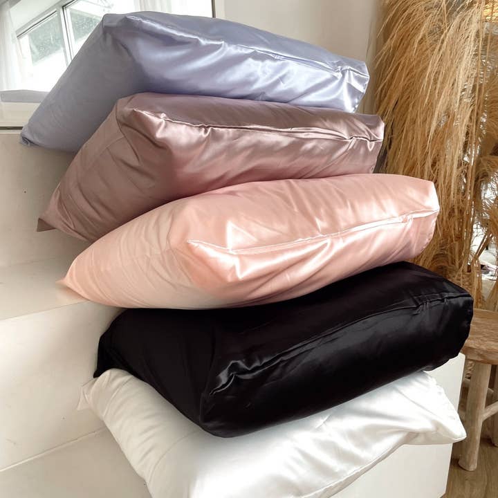 Beyond Scrunchies - Wholesale Bedding Pillowcase/Sham - 1 SILK PILLOWCASE - Rose3