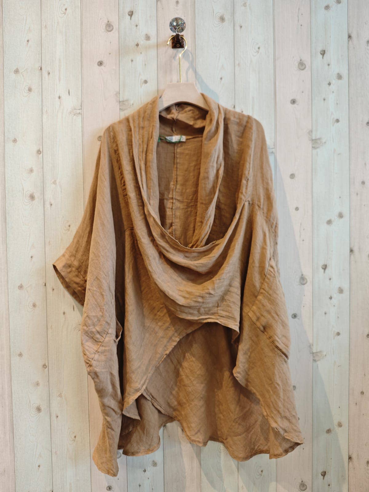 Linen & More - Venta al por mayor Blusa - Mujer - REF 83591 BLUSON OVERSIZE LINO 100%0