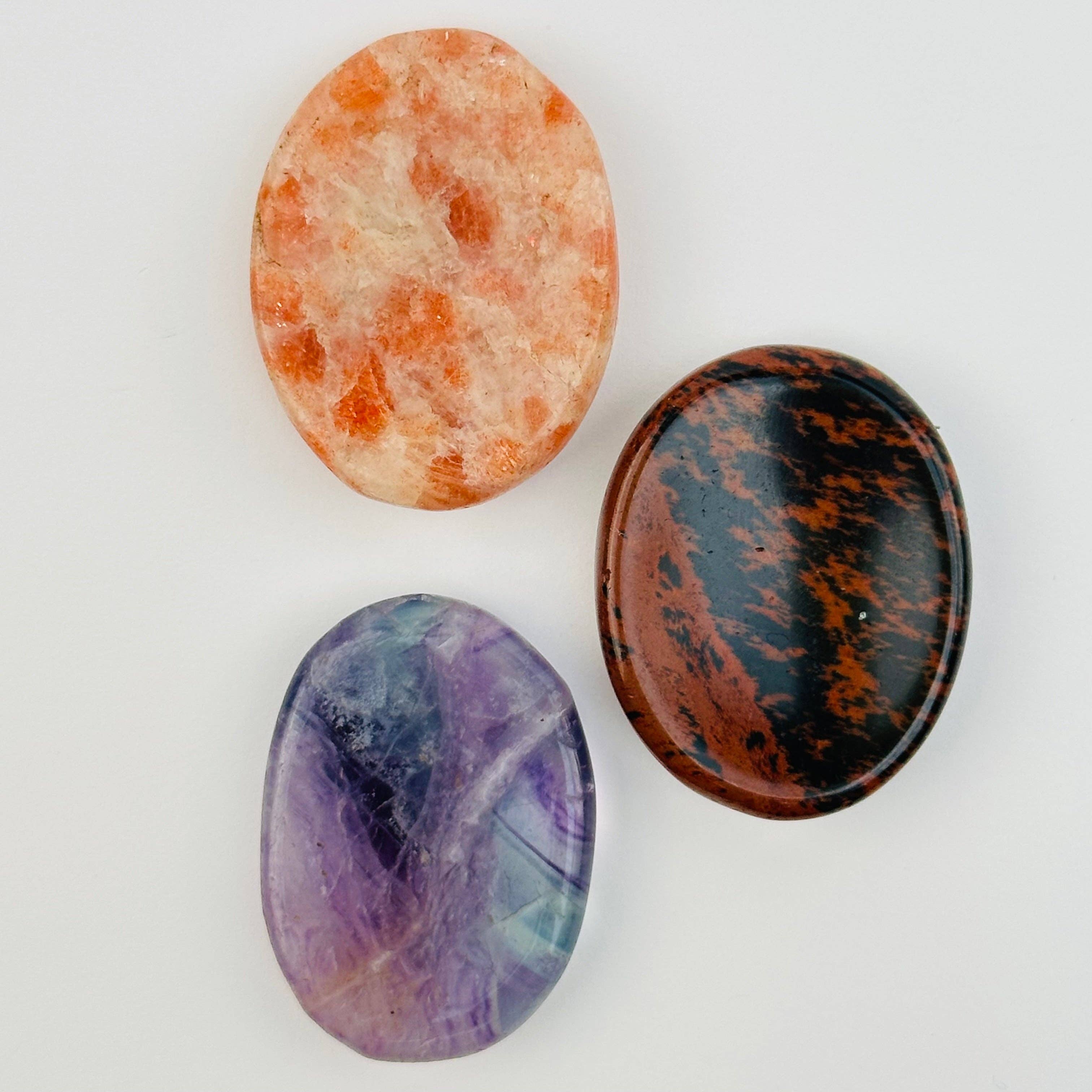 Rock Paradise - Wholesale Spiritual Stone/Crystal - Gemstone Worry Stone - Finger Massage Stone Crystal Palm Stones3