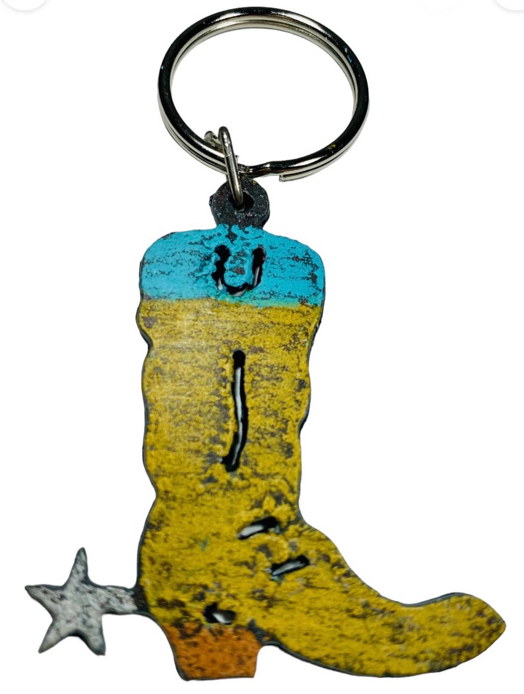 Whimsies - Wholesale Keychain - Unisex - Boot keychain cute western gift cowboy rodeo Wyoming Montana3