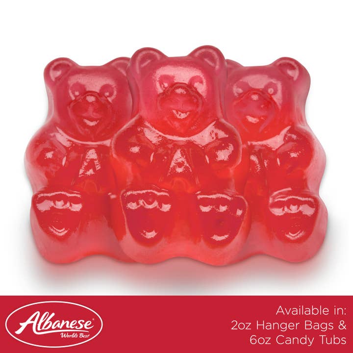 Strawberry Bears By Albanese for wholesale by Candy Supply Co