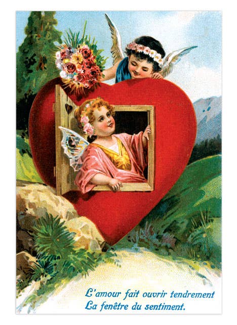 Laughing Elephant – Großhandel Postkarten-Set – Postkartenbox zum Valentinstag - 36 einzigartige Vintage-Postkarten34