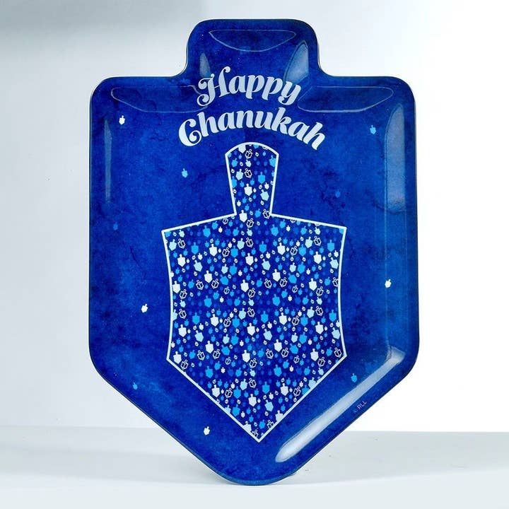 Chanukah Mosaic Melamine Serving Tray 12" for wholesale by Rite lite
