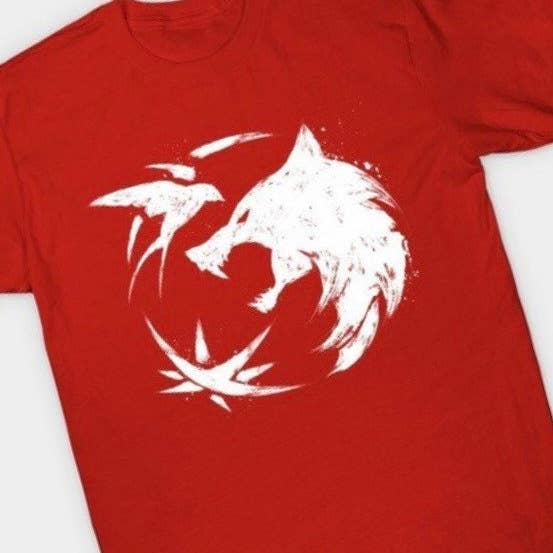 T-Shirt mit The Witcher-Logo für den Großhandel von Scsofcreations