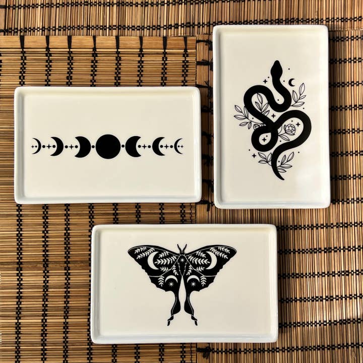 High Dreams - Wholesale Decorative Tray - Ceramic tray "Snake"
