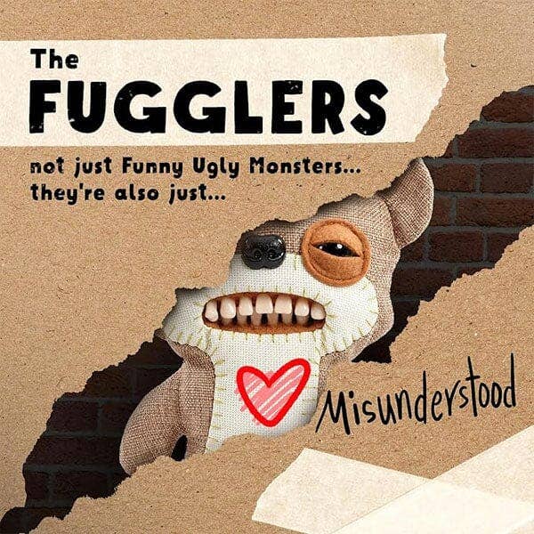 Showcase - Wholesale Stuffed/Plush Toy - Kids & Baby - Fugglers Series 1 "Gold Fuggs" 9" Plush Toys (1pc) Style Ships Assorted5