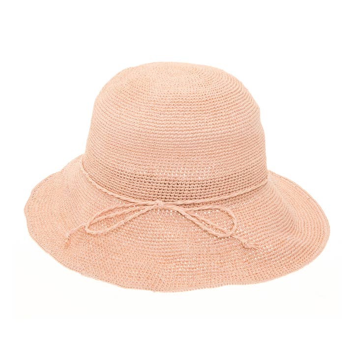 DNMC - Wholesale Straw Hat - Women's - Handmade Fine Straw Bucket Hat - 6 Colors!
