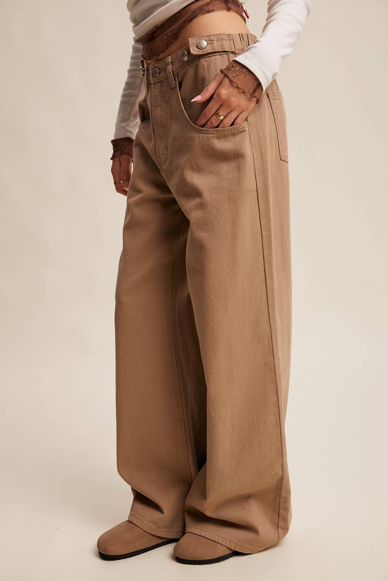 Listicle - Venta al por mayor Vaqueros - Mujer - Pantalones vaqueros de pierna ancha de colores15