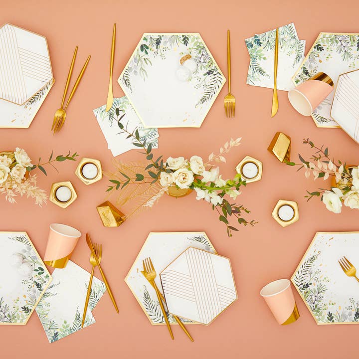 Harlow & Grey - Wholesale Disposable Plate - Secret Garden Party Plates - Premium Large Paper Plates2