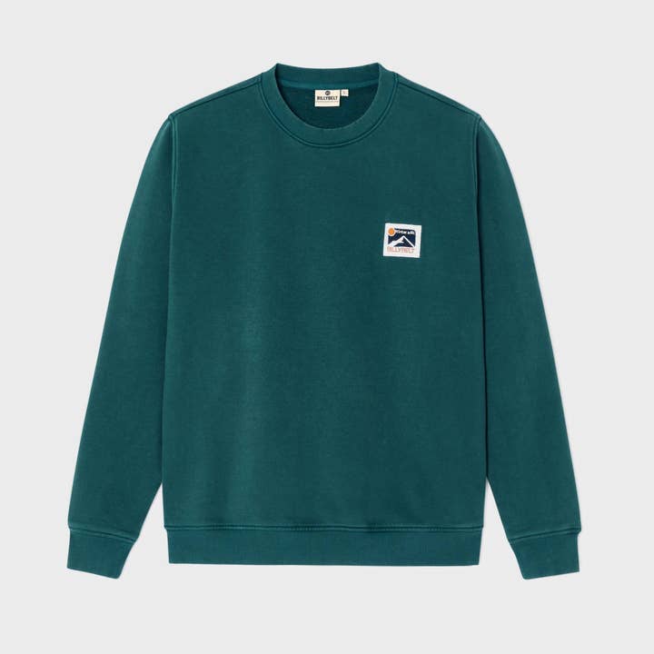 100% Organic Cotton Winter Green Sweatshirt for wholesale by BILLYBELT