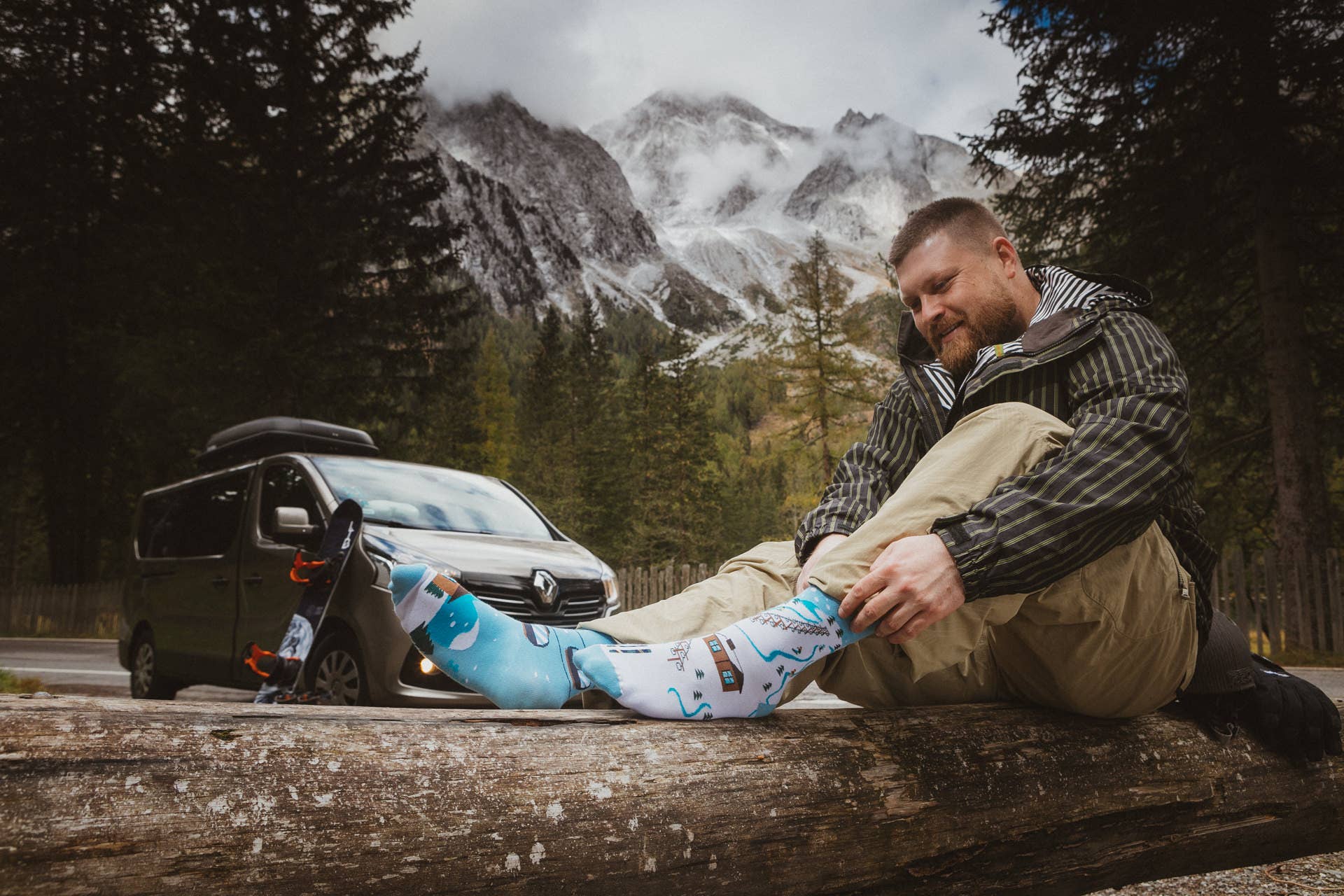 Spox Sox - Vendita all'ingrosso Calzini - Unisex - Calzini casual Spox Sox con design sciistico2