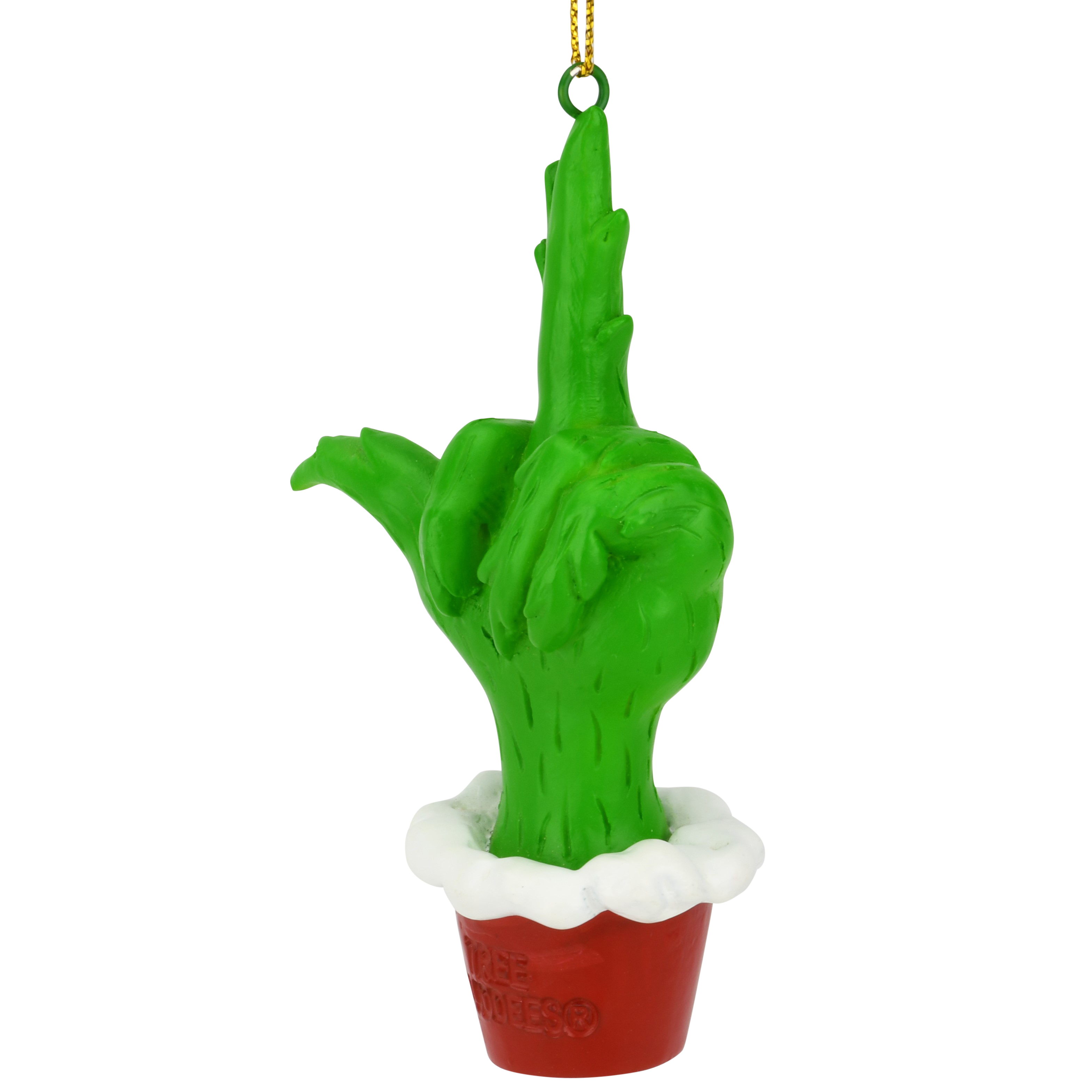 Tree Buddees - Wholesale Ornament - Green Hand Giving the Middle Finger Naughty Christmas Ornament4