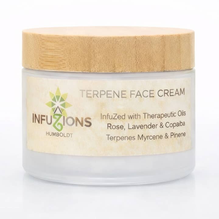 Terpene Face Cream for wholesale by Humboldt InfuZions
