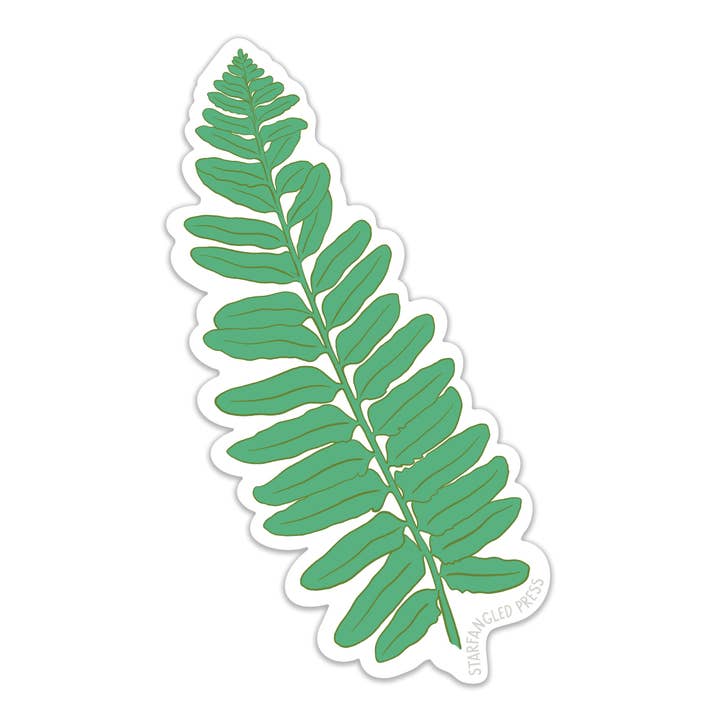 Farn-Aufkleber für den Großhandel von Starfangled Press