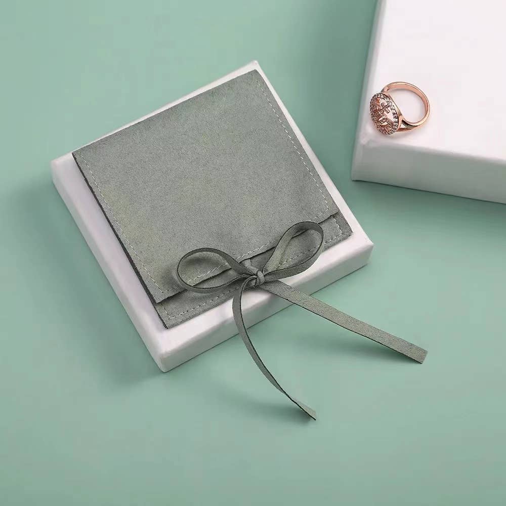 ZaraJewellery – Suporte de joias e exposição por atacado – Bolsa Premium para Joias em Microfibra – Saco de Presente Macio com Cordão4