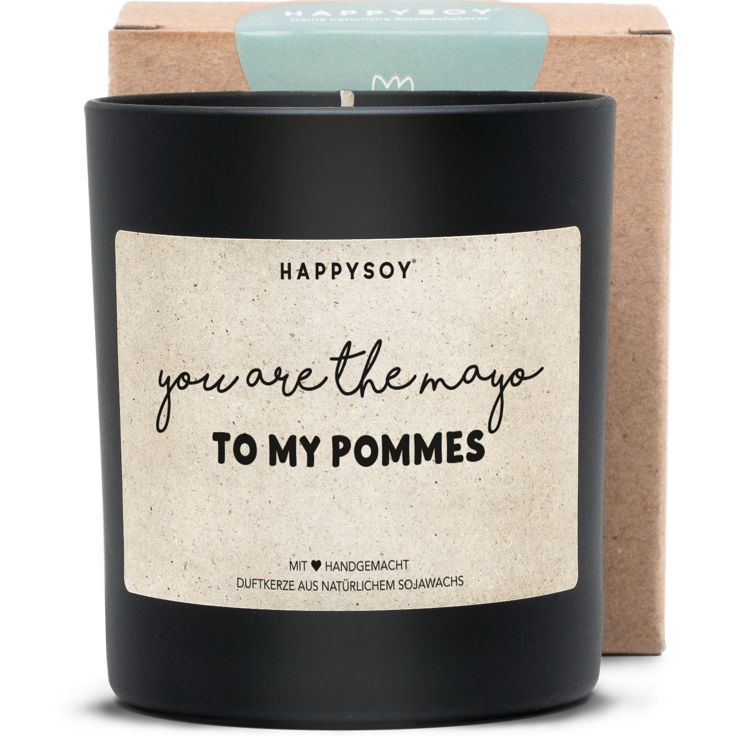 Happysoy - Wholesale Jar/Filled Candle - Scented candle - you are the mayo to my fries0