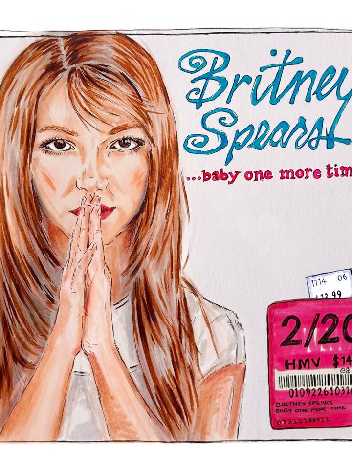 Britney Spears TRYCK för wholesale av Paper 8