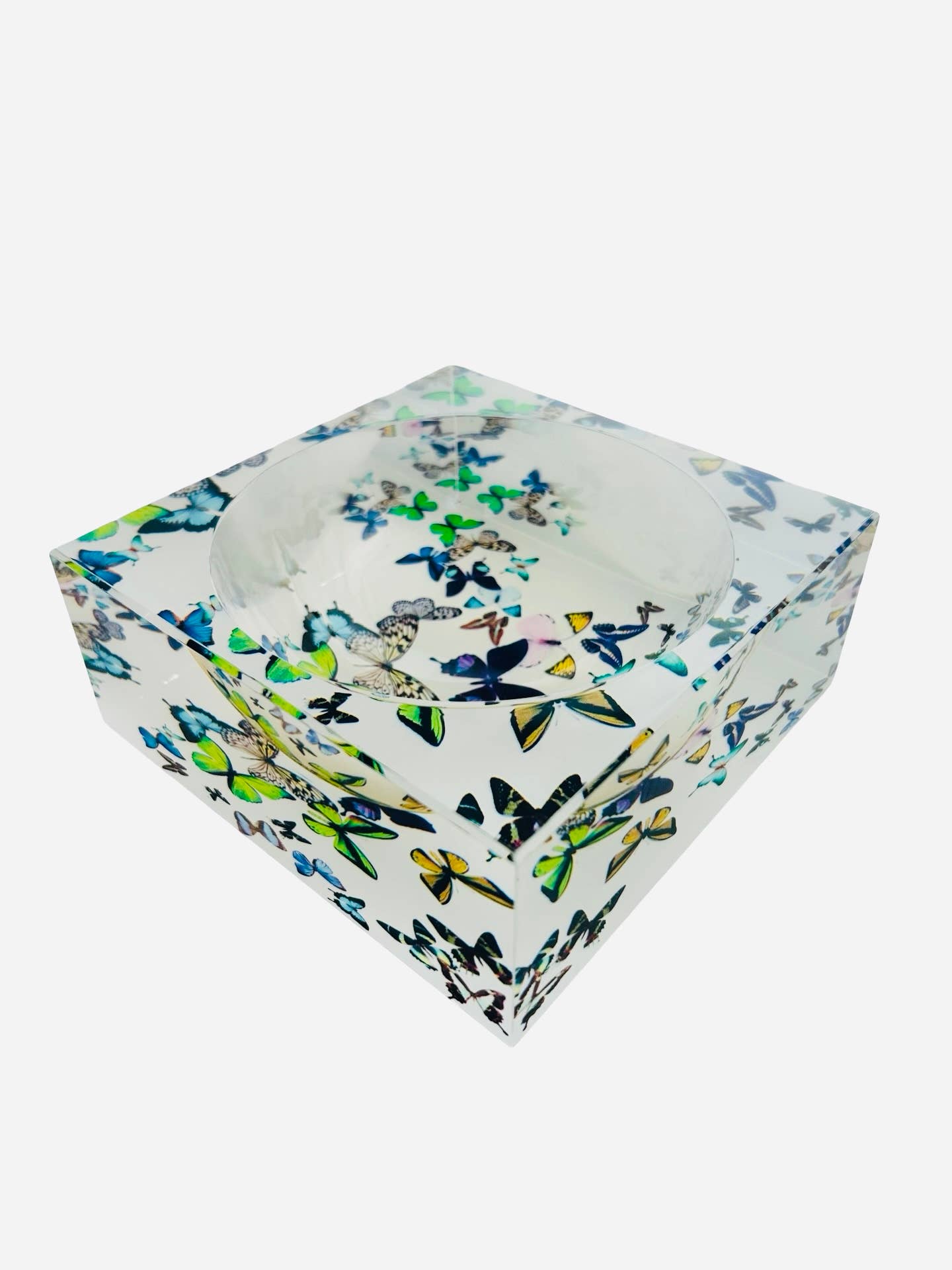 Maven Home - Wholesale Decorative Plate/Dish/Bowl - Aura Acrylic Bowl, Kaleidoscope