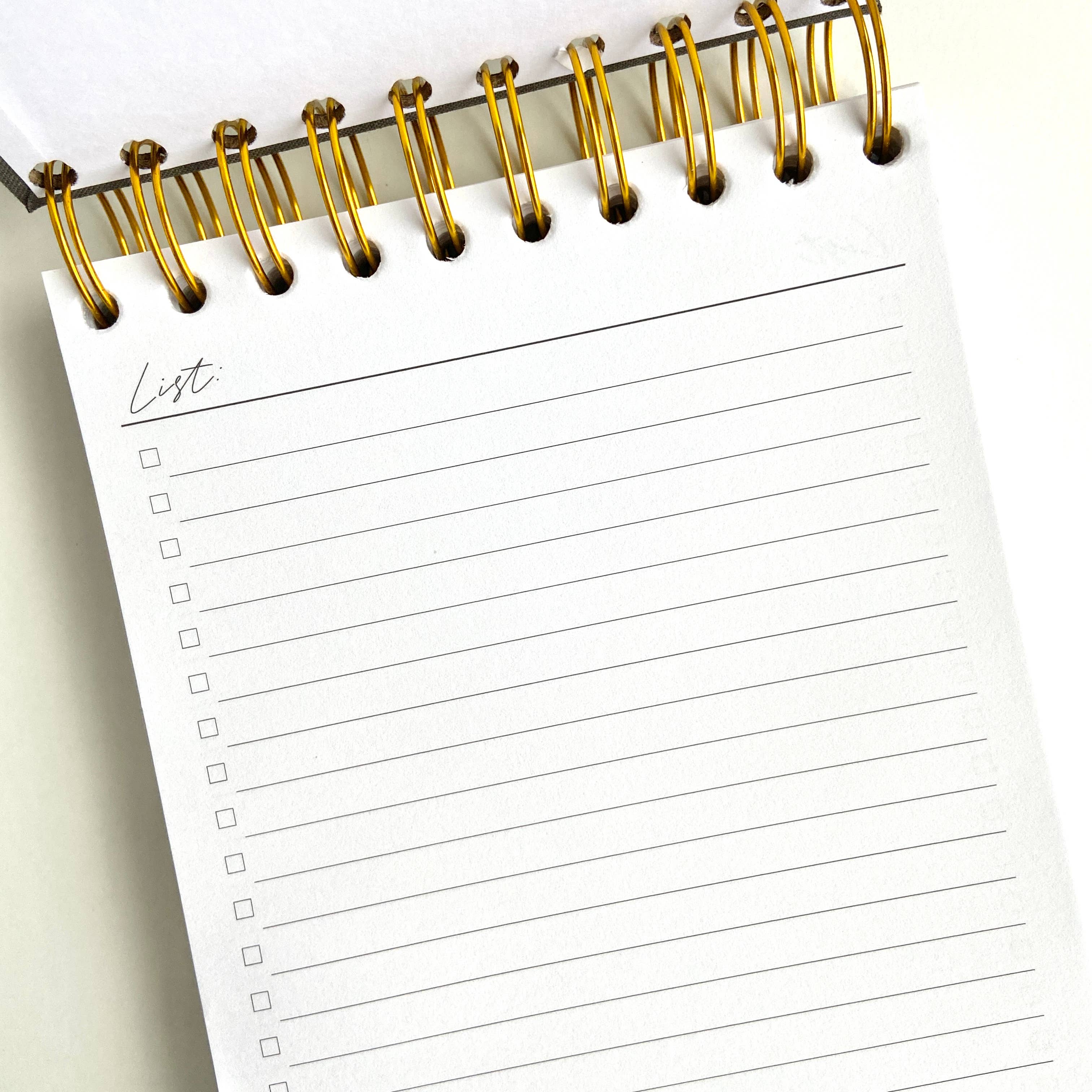 Do Good Paper Co. - Wholesale Notepad - LISTS Spiral Notepad2