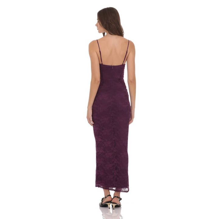 Lucy In The Sky - Wholesale Dress - Women's - Contour Maxi Dress in Purple1