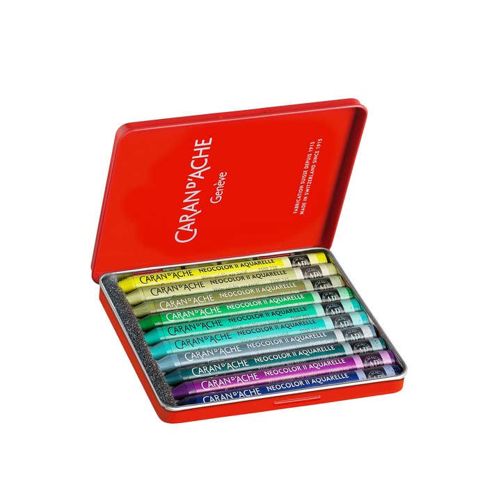 Caran d'Ache - Wholesale Pastels - Set of 10 NEOCOLOR™ II 50th Anniversary - Lush2
