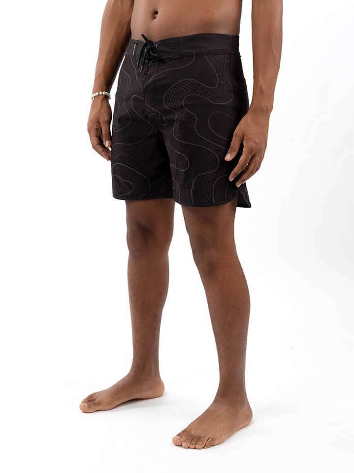 Pantaloncini lunghi Earth con fantasia a spirale per la vendita all'ingrosso da parte di StockNow Unipessoal